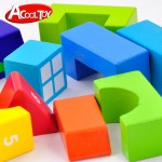 Puzzle cuburi forme geometrice